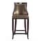 Manhattan Comfort Emperor Bar Stool in Bronze and Walnut BS008-BZ - alternate 2
